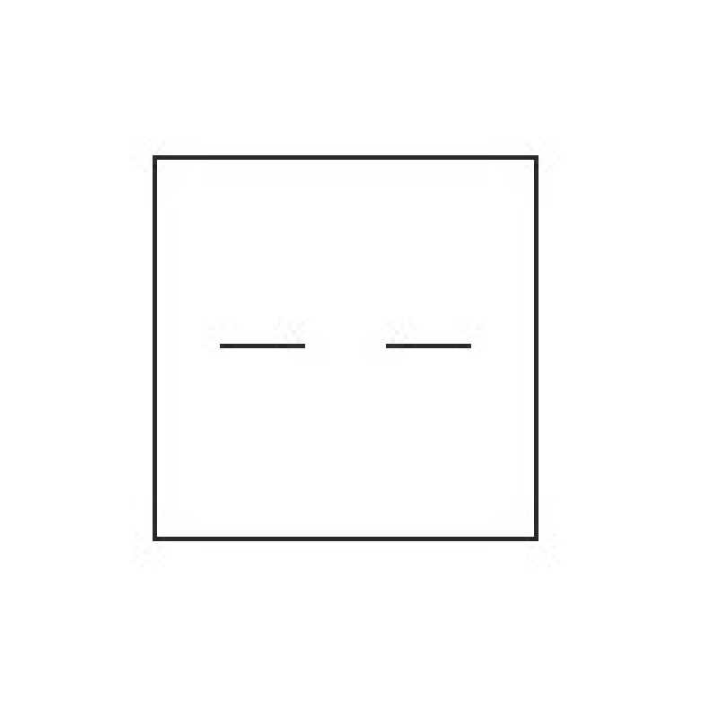 Estuche Basic gemelos gomas 70x53x30 mm.